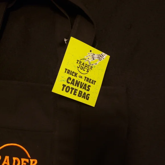 Trader Joe's mini canvas tote bag - Picture 2 of 2